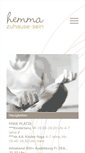 Mobile Screenshot of hemma-yoga.de